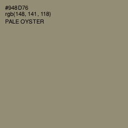 #948D76 - Pale Oyster Color Image
